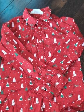 Live New H&M Boys Button-Down Shirt with Holiday Print - 7